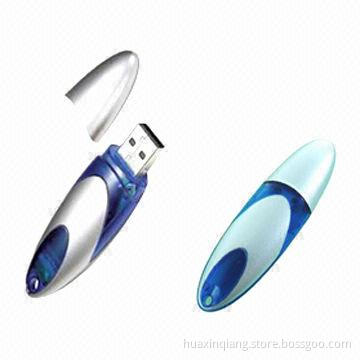 USB Drive with ABS Plastic Material, 128MB-64GB Capacity, Color Custom, Logo Design, USB2.0/3.0